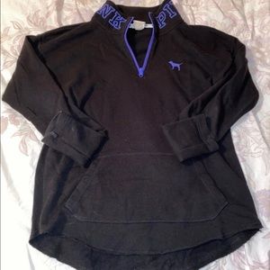 Victoria’s Secret pink quarter zip up sweatshirt